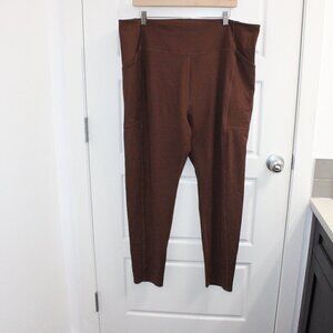 3/$30 Girlfriend‎ Collective Brown Athletic Leggings Size 6X